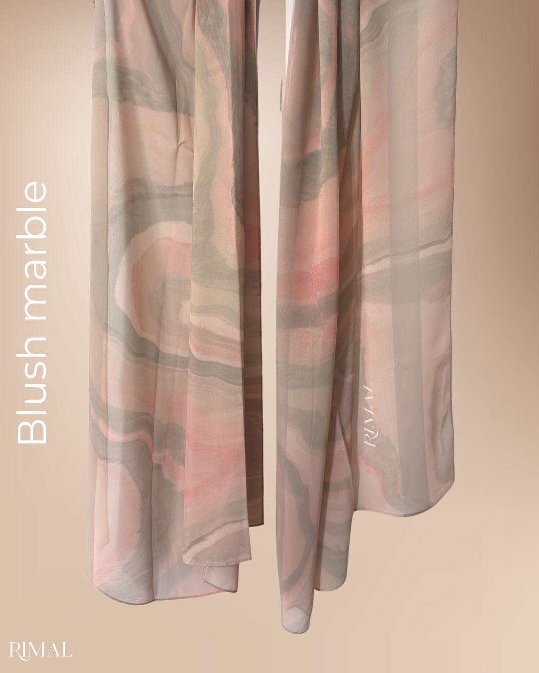 Blush Marble Scarf